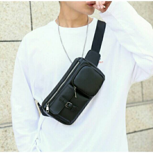 WAISTBAG IMPORT PRIA TAS SELEMPANG SLINGBAG TAS DADA PRIA
