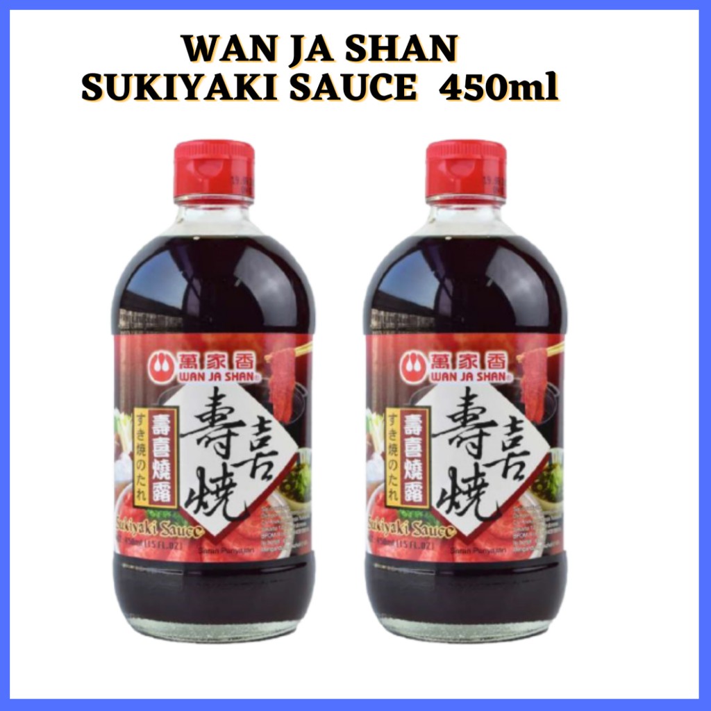 WAN JA SHAN SUKIYAKI SAUCE 450ml / Saus Bumbu Shabu Shabu Hotpot