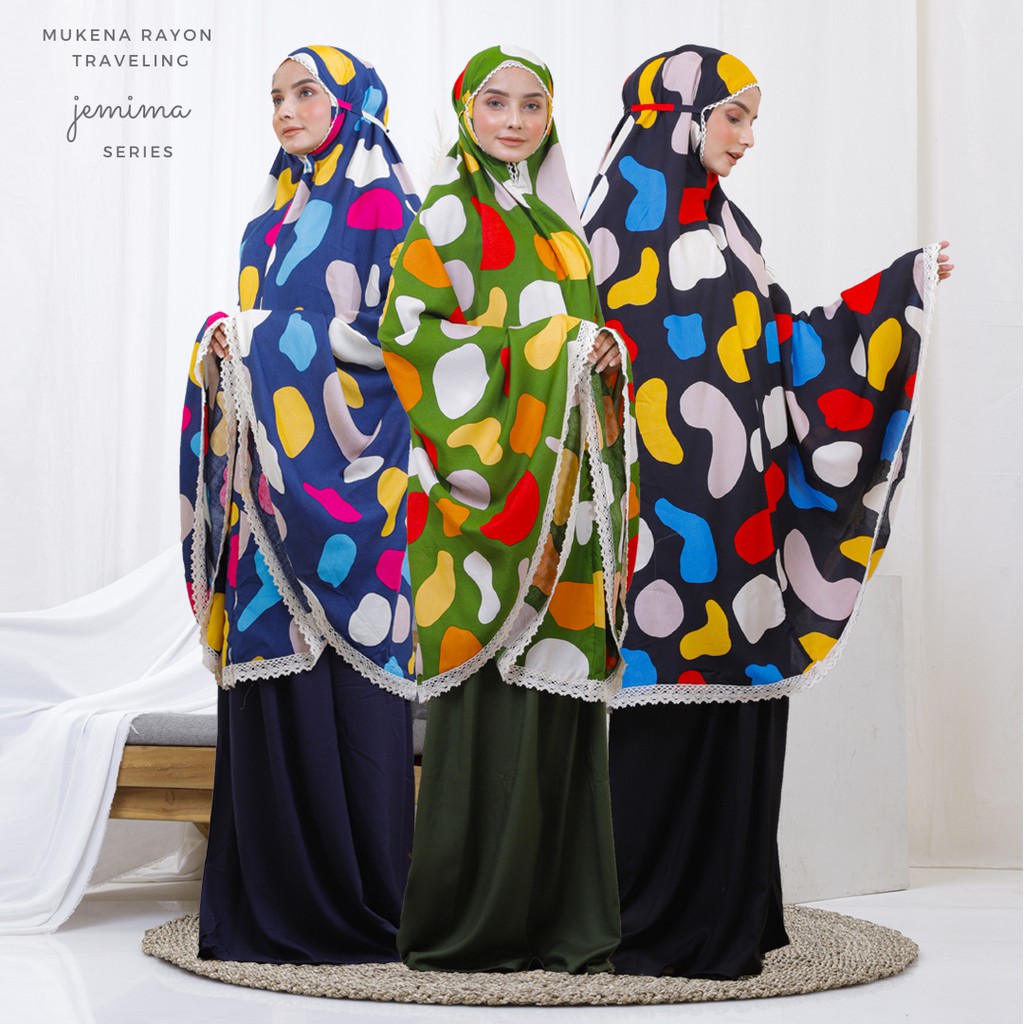 Mukena Dewasa Rayon Traveling Jemima