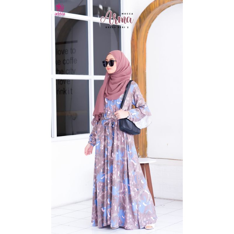 ARMA DRESS SERI 2 MOCCA by ADZKIA HIJAB