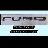 LOGO Emblem stiker FUSO kecil untuk Canter