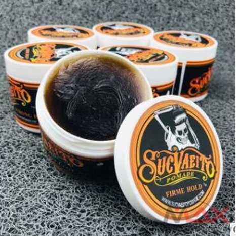 Pomade Gaya Retro 113g Rambut Pria Auto Rapih Auto Licin, Silahkan Lihat Video Demo, Barbershop Salon Minyak rambut SUAVECITO Hair Pomade Strong style restoring Pomade Hair wax skeleton cream slicked oil mud keep hair men oil original
