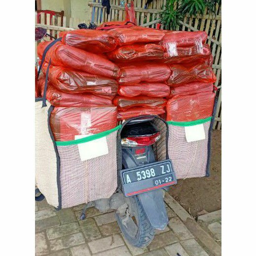 TAS_KANDEK_MOTOR_TAS_OBROK_BRONJONG_BAHAN_PERMADANI_SIZE_JUMBO