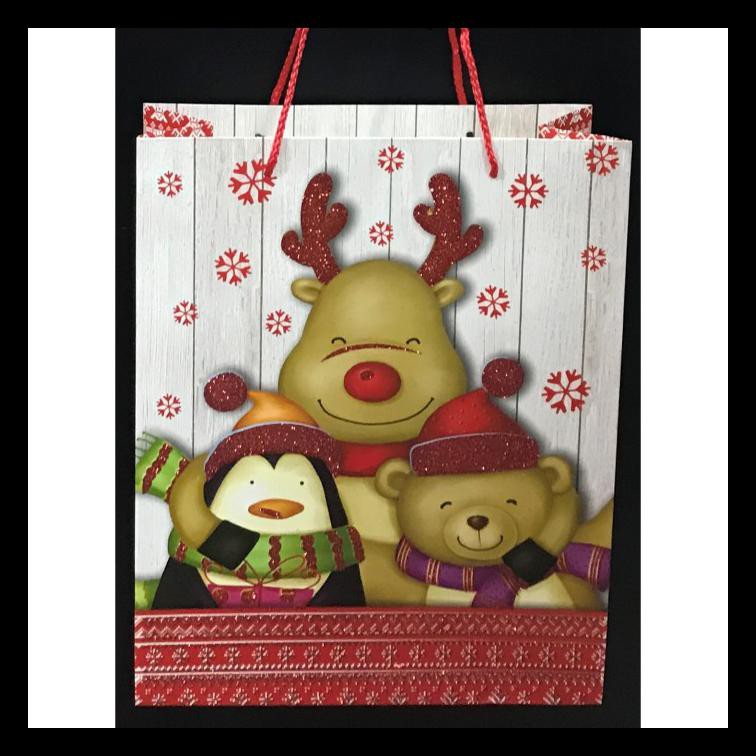 

SPECIAL GOODIE BAG | PAPERBAG NATAL UKURAN M 32*26*12cm ISI 12PCS (O-162)