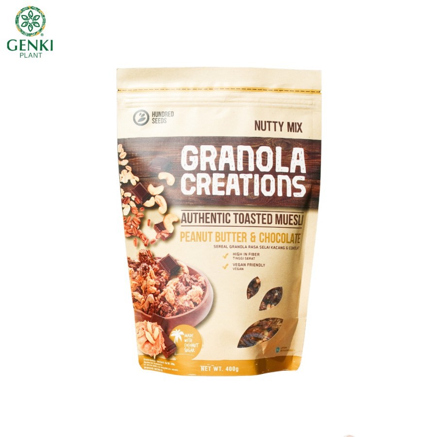 

Granola Creations Toasted Muesli Peanut Butter & Chocolate - 400 g