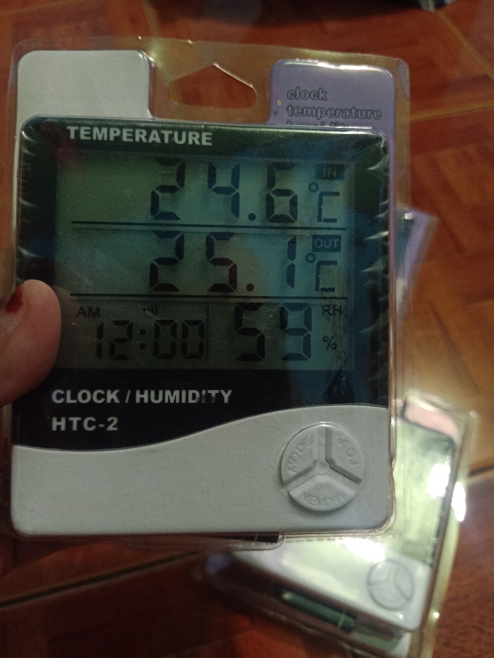 Htc-2 Digital Hygrometer Temperature Meter Clock Htc2 Htc 2 Kabel 1,5m