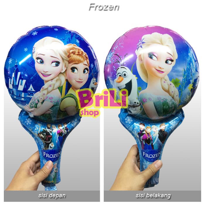 Balon Tongkat Frozen | Balon Pentung | Souvenir Ultah