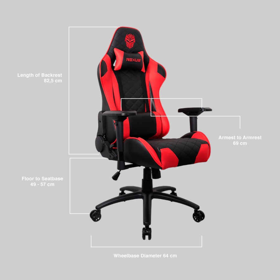 Rexus Gaming Chair Kursi RGC 101 Kursi gaming