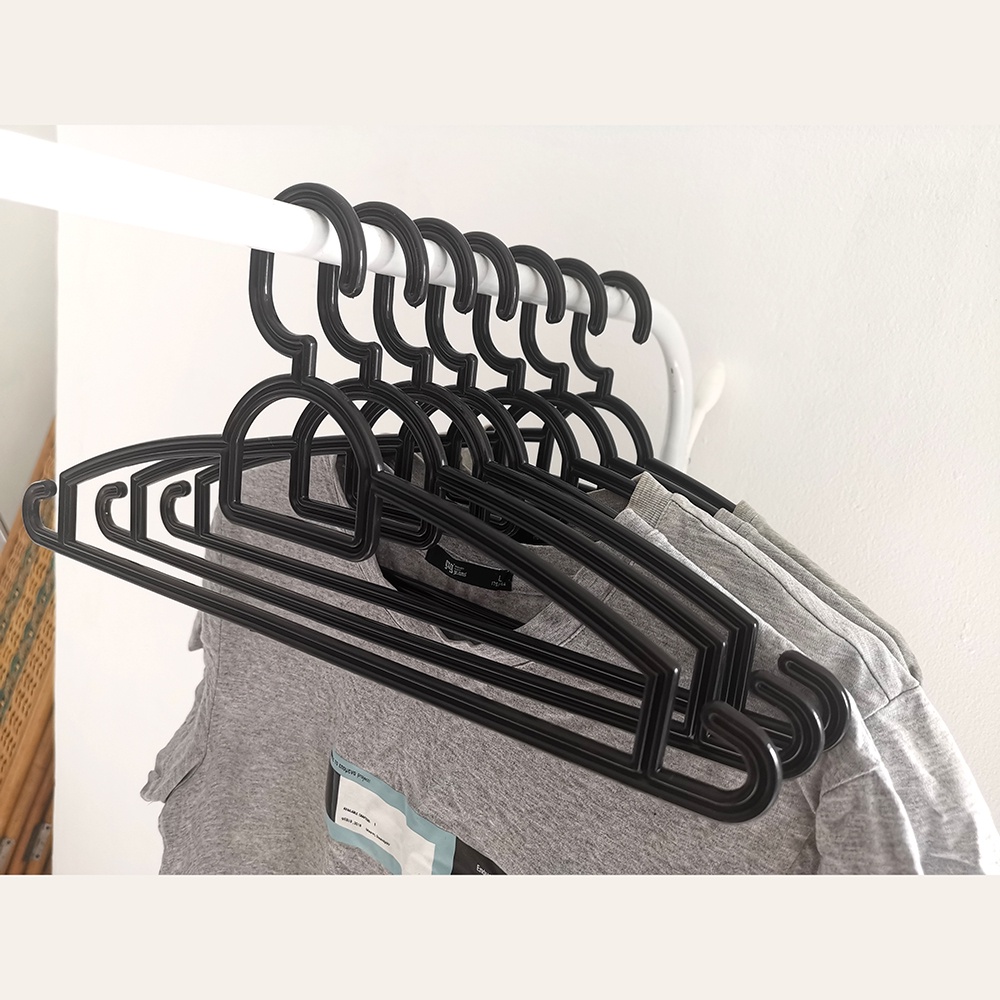 Ekaisi Hanger baju gantungan baju dewasa hanger pakaian 10 pcs