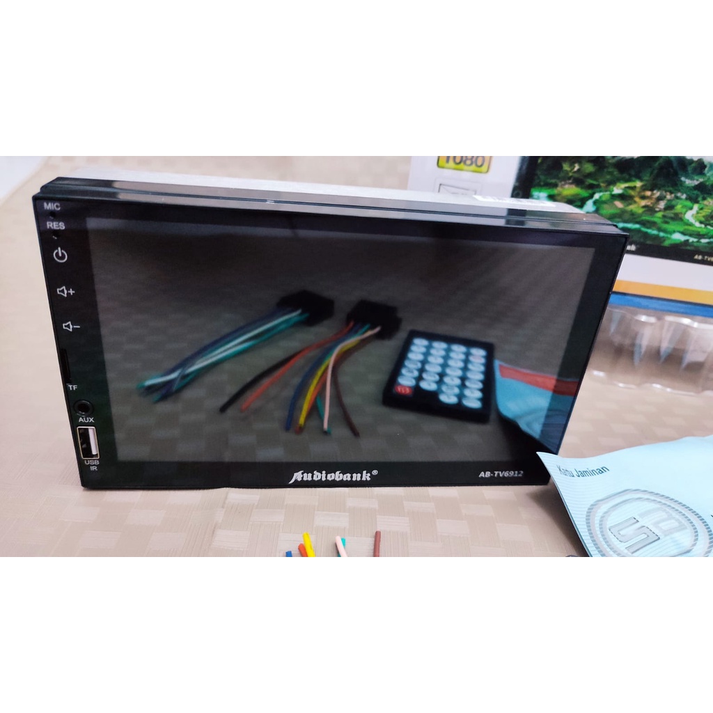 Head unit Mp5 deckless audiobank AB-TV6912 7inch