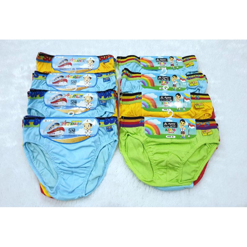 CD ANAK COWOK AGREE / CD BOXER ANAK / CD AGREE BOXER WARNA