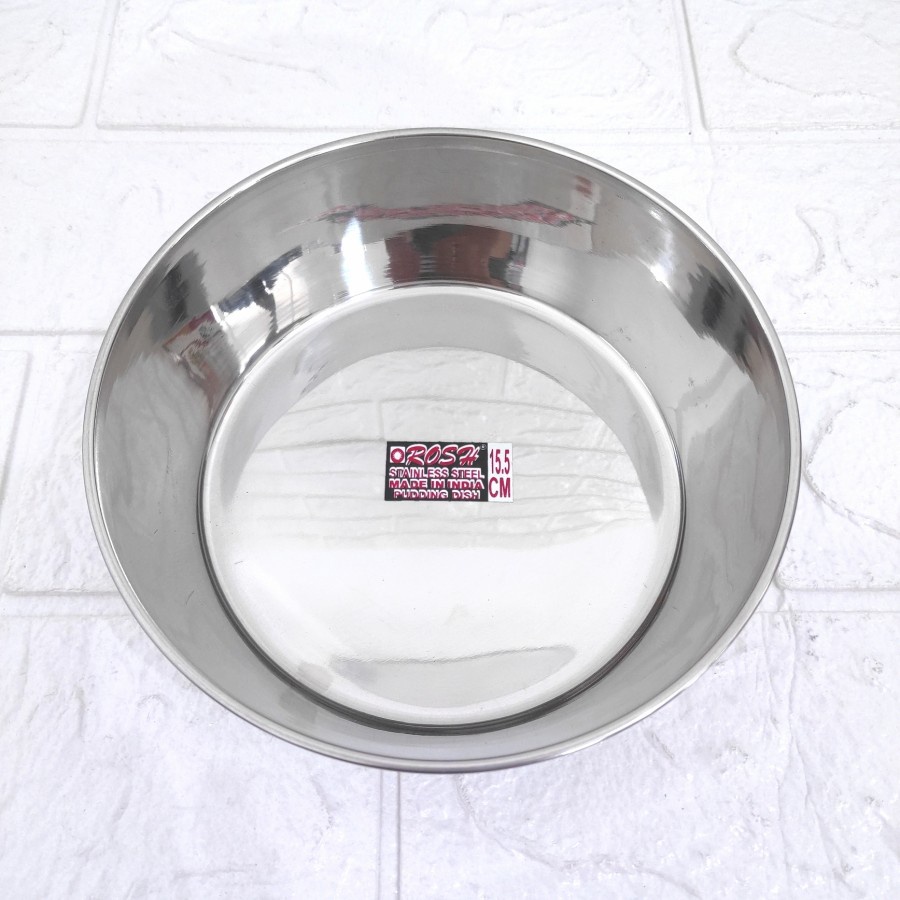 Mangkok Puding ROSH Pudding Dish Mangkok Dasar Rata 8,5cm 9,5 11,5 cm