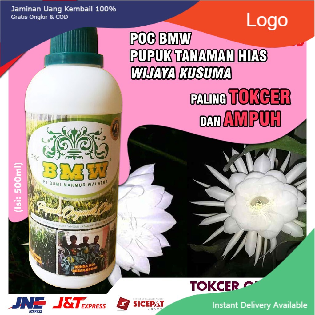 Pupuk Organik Cair Tanaman Perangsang Bunga Wijaya Kusuma POC BMW