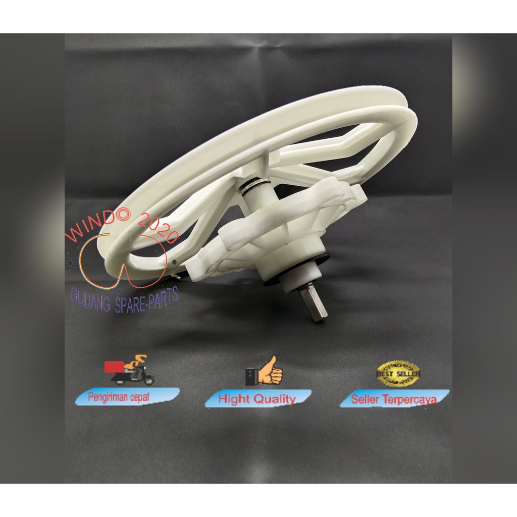 GEAR BOX SANYO SET |  GEARBOX / GIRBOX / GERBOX PENCUCI PEMUTARAN 2 TABUNG SANYO