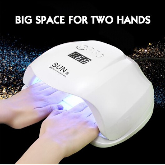 SUN X 54W UV Lamp Gel Nail Lamp LED Pengering Kutek Gel Nail UV LED