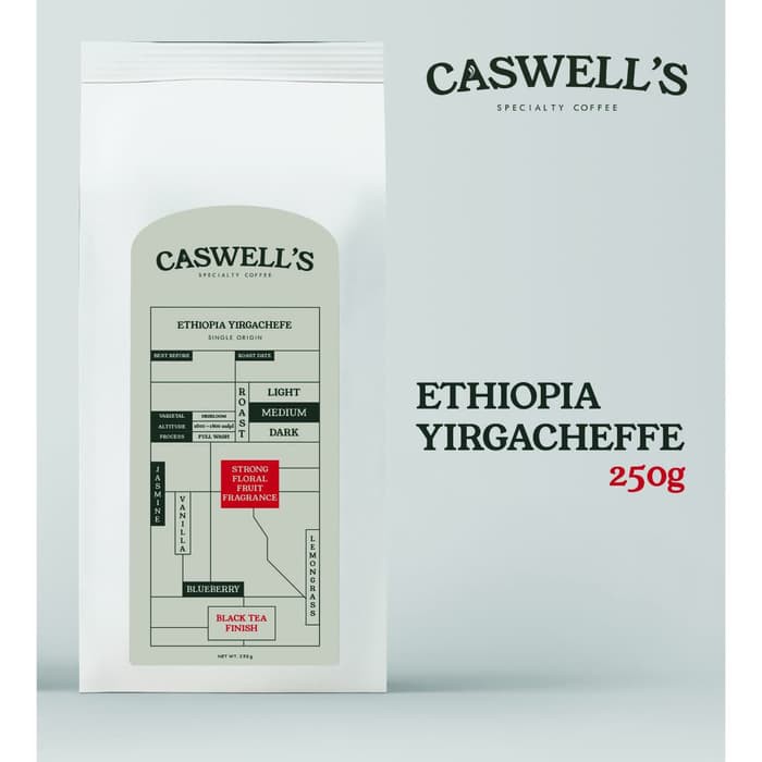 

Ethiopia Yirgacheffe / 250 gr / International Single Origins / Arabica - kkp2313