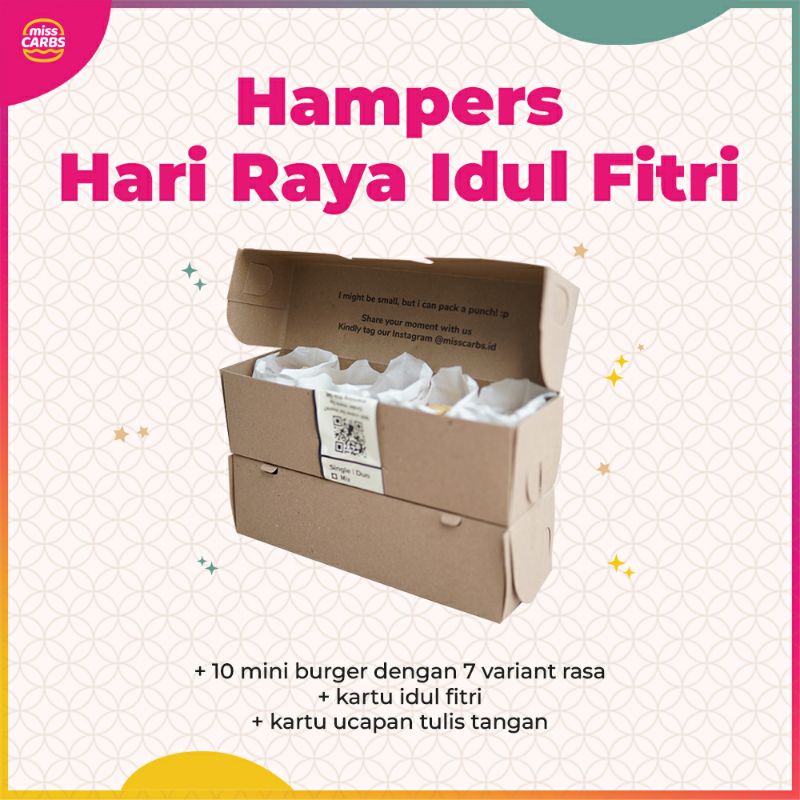 

Idul Fitri Hampers Mini Burger by Miss Carbs