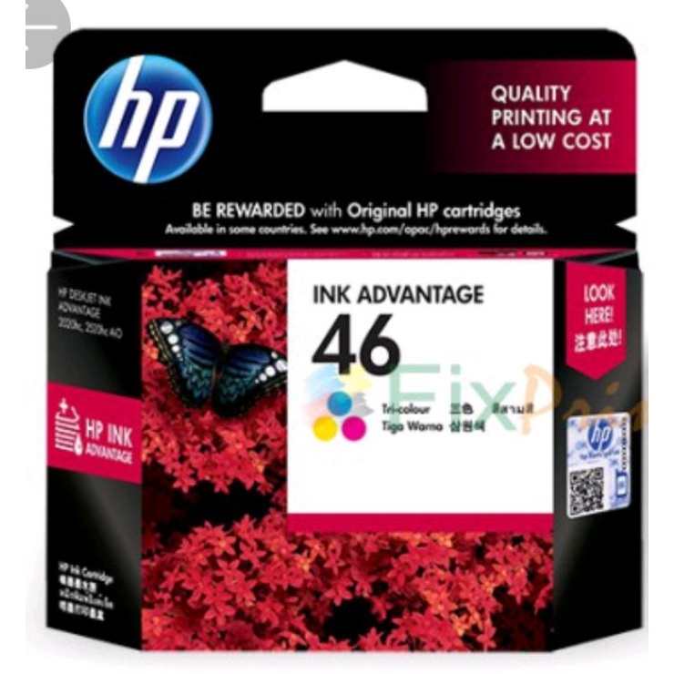 Cartridge Tinta Original Printer HP Warna