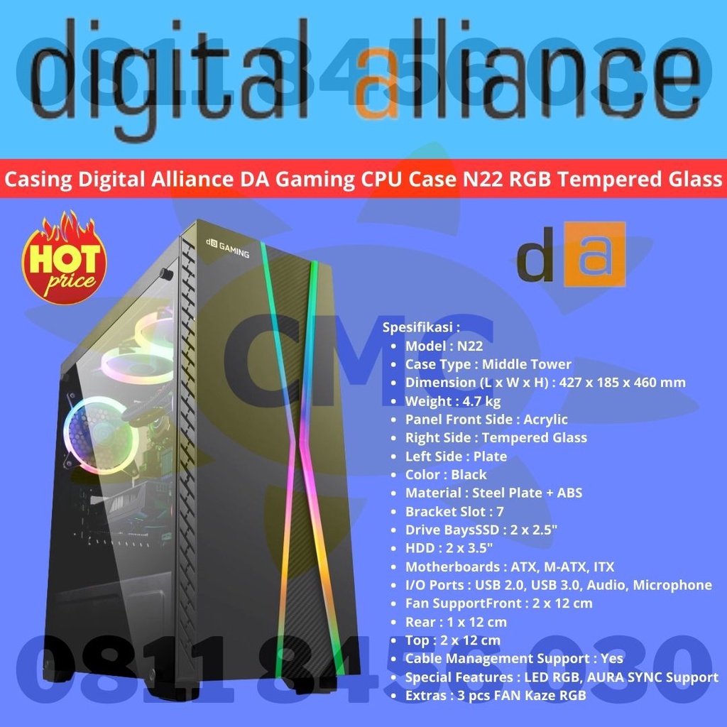 Casing Digital Alliance Casing Gaming Digital Alliance N22