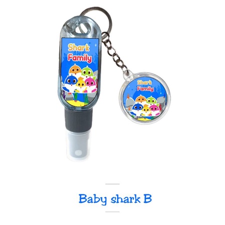 HAND SANITIZER BABY SHARK FAMILY/FREE GANTUNGAN+ISI 30ML SPRAY