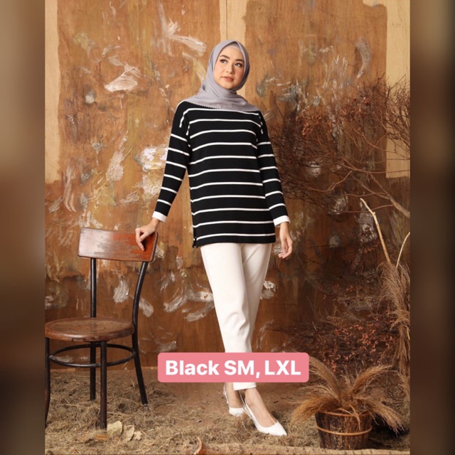 Stripes Cotton Sweater by Heaven Lights