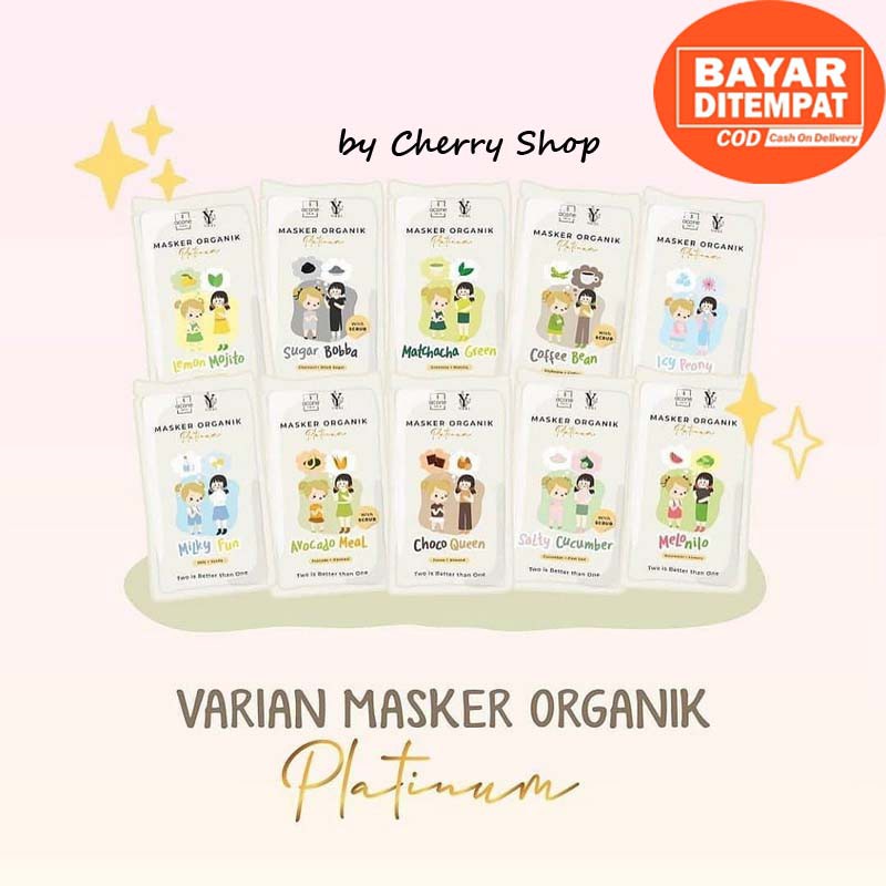 [BUY 5 GET GIFT] Cherry Shop Youra Masker 15gr BARU ORGANIC OAT PREMIUM MASK