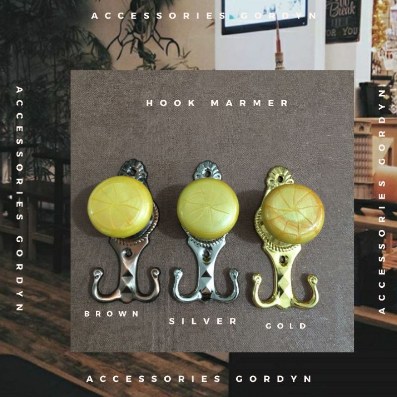 HOOK MARMER Pengait Tali Gorden Hook Gorden Mewah