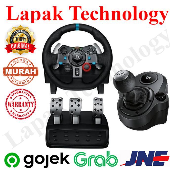 Logitech G29 Driving Force Racing Wheel + Shifter + Pedal Driving Force USB ORIGINAL GARANSI RESMI