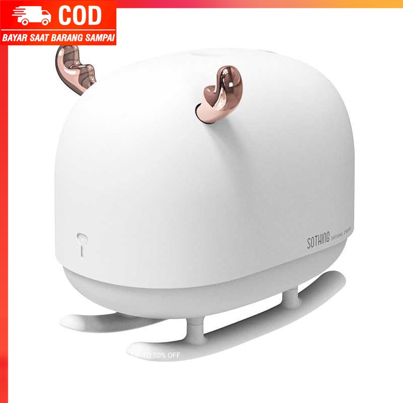 (100% BARANG ORI) Sothing Deer Air Humidifier Light 260ML DSHJ-H-009