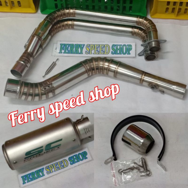 KNALPOT SC PROJECT R25 MT25 - KNALPOT SC PROJECT IMPORT R25 MT25 FULL SYSTEM