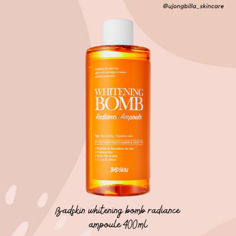 Badskin whitening bomb ampoule 400ml