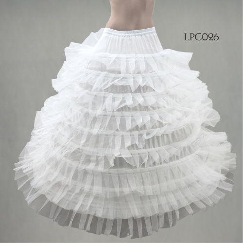 [STOK TERBATAS] PETTICOAT SUPER BALL GOWN DALAMAN GAUN 9 RING 9 LAYER LPC026