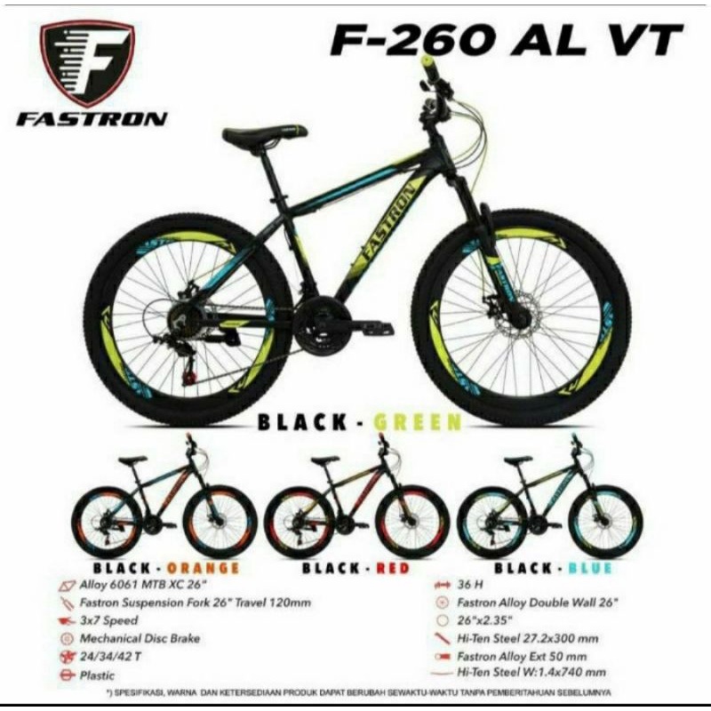 sepeda mtb 26 inch fastron alloy by pacific Gojek