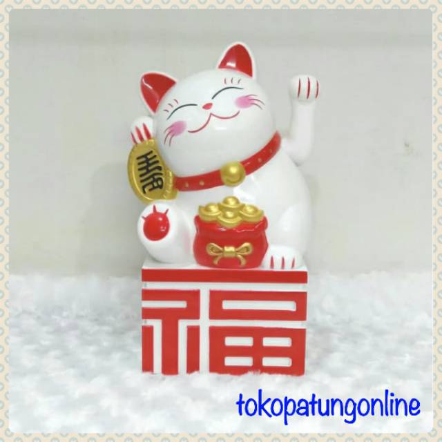 Kucing Hoki Rejeki Maneki Neko FUK T10