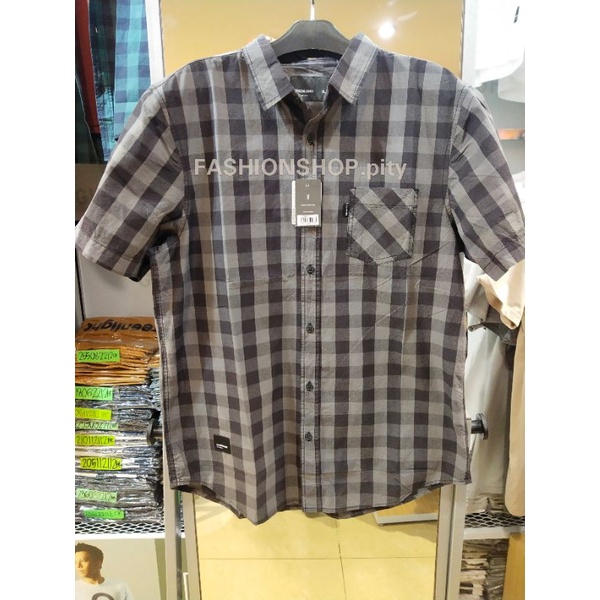 [100% ORIGINAL 0822] KEMEJA PRIA GREENLIGHT KOTAK KOTAK WARNA HITAM BATA MUSTARD HIJAU