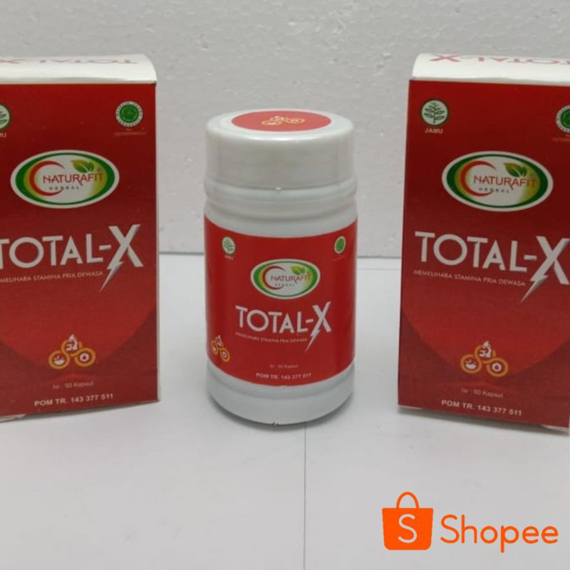 TOTAL X NATURAFIT ORIGINAL ASLI SUPLEMEN PENAMBAH SEMANGAT PRIA