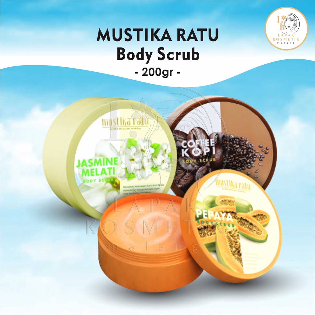 Mustika Ratu Body Butter & Mustika Ratu Body Scrub Lulur 200gr