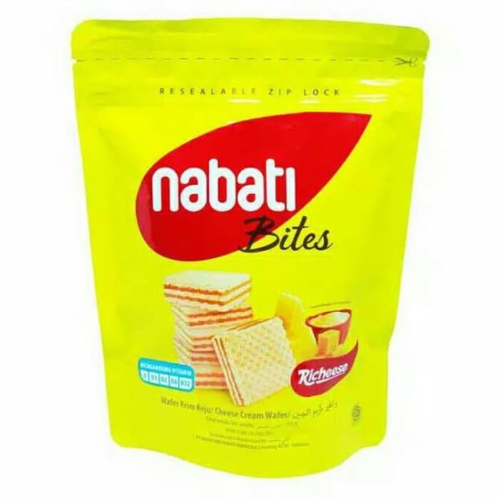 

Nabati bites richeese wafer krim keju 115g