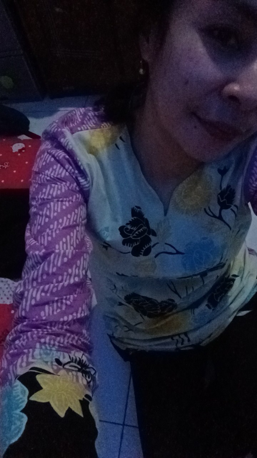 Shanaya Batik Tunik Roses Batik Printing Cantik Elegan