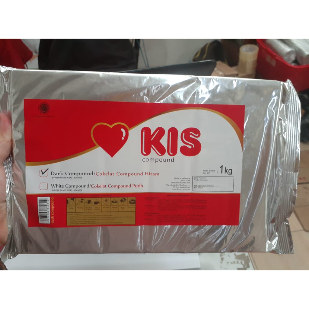 chefmate blok kis dark chocolate 1kg