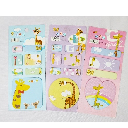 

stick note karakter giraffe
