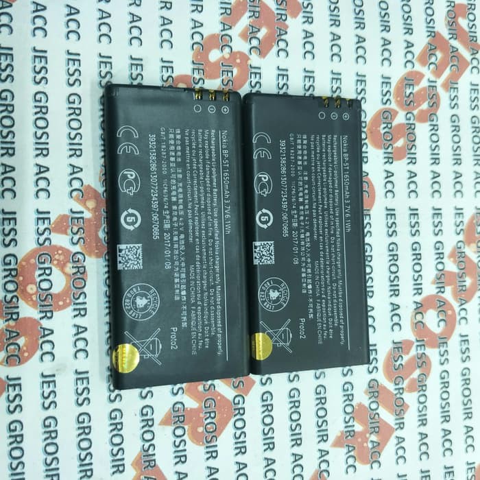 Baterai Battery Original Nokia BP-5T , BP5T BP 5T Lumia 820 Lumia 825