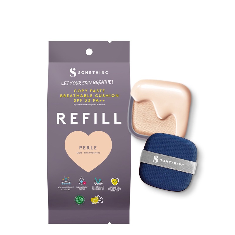 ✨ AKU MURAH ✨ REFILL SOMETHINC COPY PASTE BREATHABLE MESH CUSHION SPF 33 PA++ SERIES / Refill BPOM