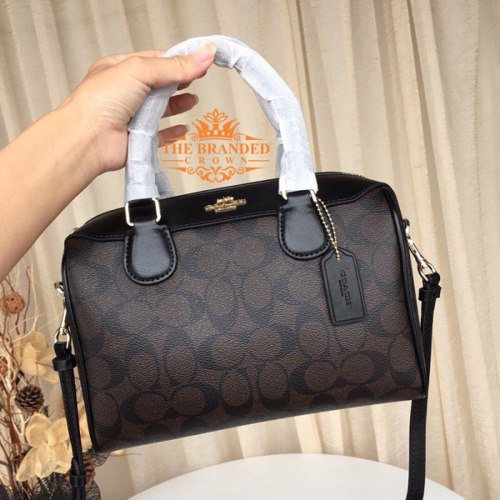 Tas Coach 36702 Mini Bennet Satchel In Signature Business Casual