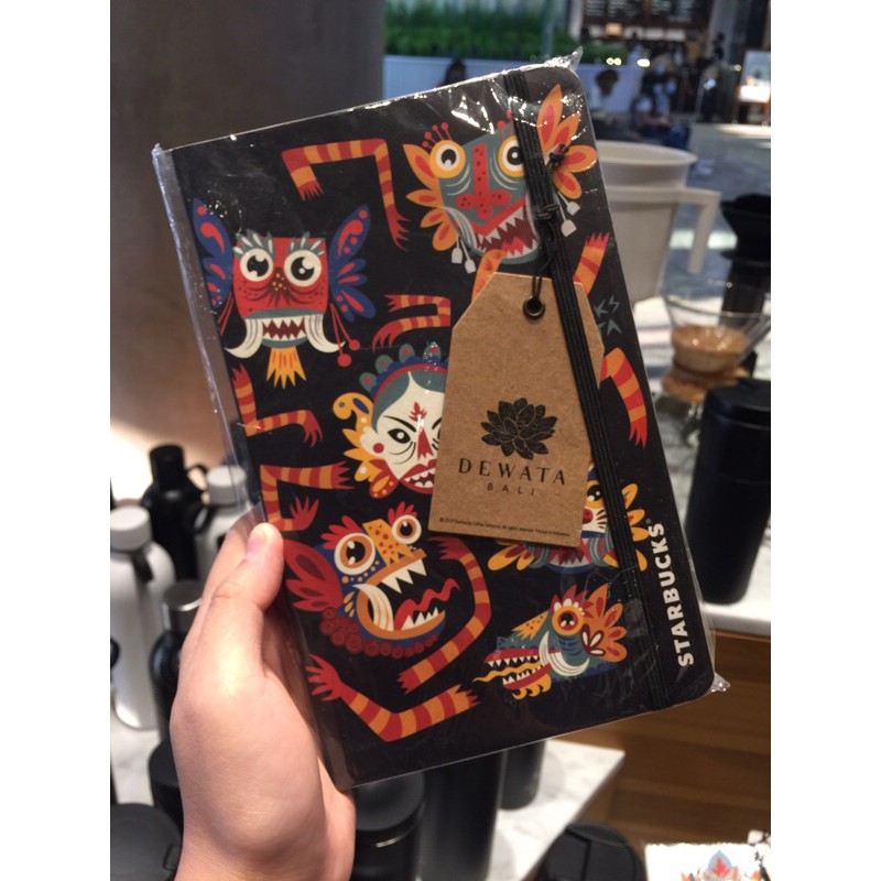 

Starbucks Dewata Bali Notebook Barong Motif / Notebook Starbucks Original