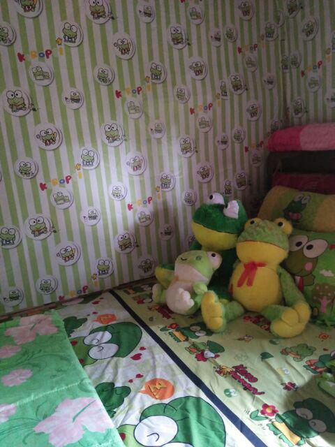 Wallpaper Dinding Sticker 45 Cm X 10 M Karakter Polkadot Shabby 3d Barca