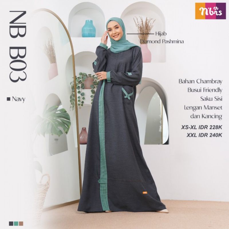 NIBRAS NB B03 GAMIS DEWASA