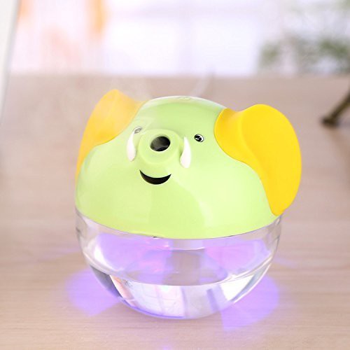 Lucky Elephant Shape Portable Mini Humidifier Night Lamp USB powered Air Humidifier