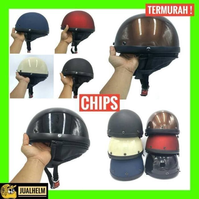 Helm Chips ( Helm Chip / Helm Vespa / Helm Vintage nyaman & trendy