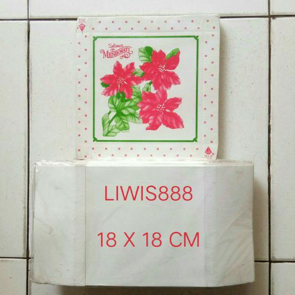 

Dus Box Nasi Kue Snack LC 18 X 18 CM Isi 50 PCS